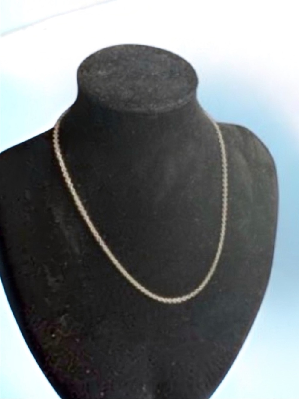 Tiffany & Co. 18” Sterling Silver Chain Necklace